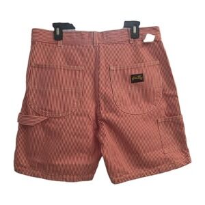 NEW Stan Ray 80s Everyday Workwear Painter Shorts Size 34 Cactus Hickory Denim